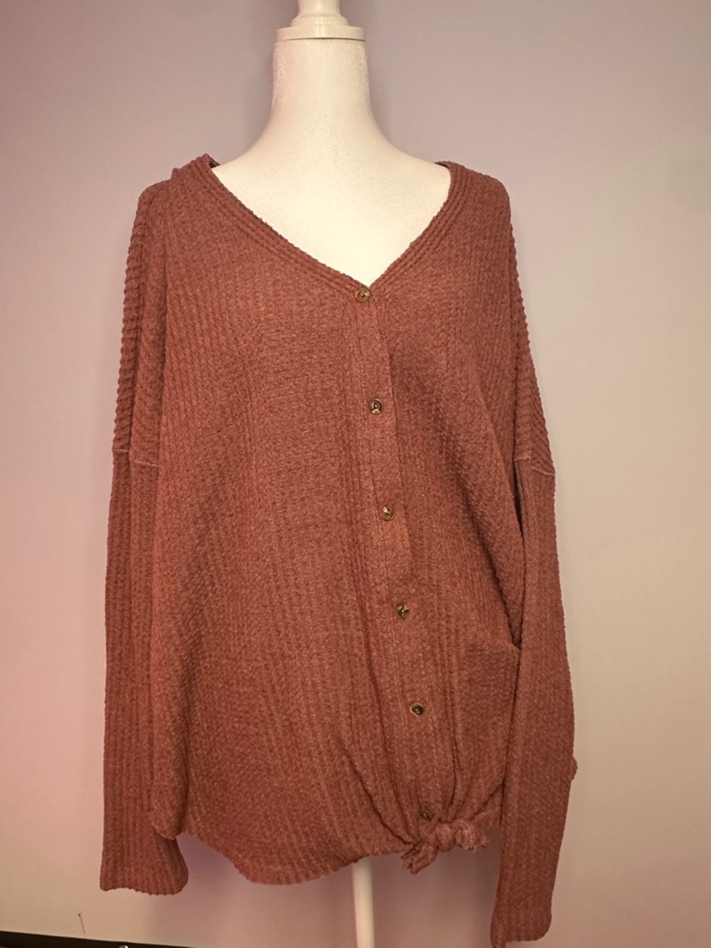 Wishlist Oversized V-Neck Sweater